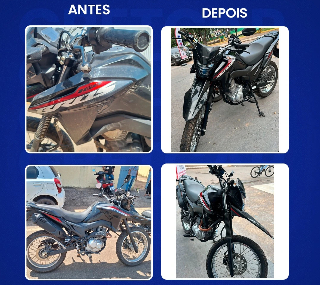 Acabamento automotivo perfeito